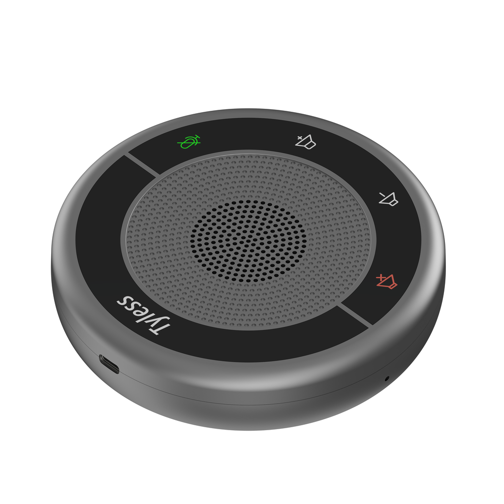 Tyless UM21 USB Conferece Microphone and Speaker with 360° Voice Pickup and Noise Reduce